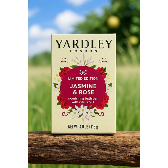 3 Yardley® London JASMINE & ROSE Soap LIMITED EDITION 4.0 oz w / Citrus Oils - Picture 6 of 10